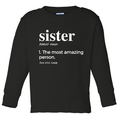 Sister & Sister In Law Toddler Long Sleeve Shirt