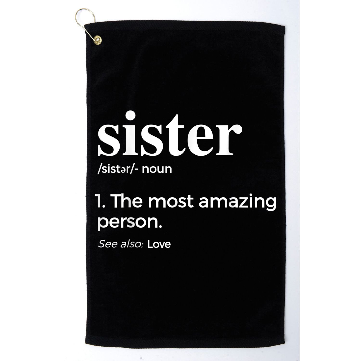 Sister & Sister In Law Golf Towel