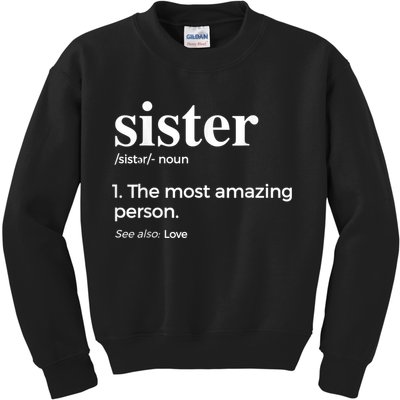 Sister & Sister In Law Kids Sweatshirt