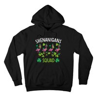 Shenanigans Squad Irish Flamingo St Patricks Day Bird Animal Hoodie