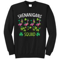 Shenanigans Squad Irish Flamingo St Patricks Day Bird Animal Sweatshirt