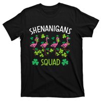 Shenanigans Squad Irish Flamingo St Patricks Day Bird Animal T-Shirt