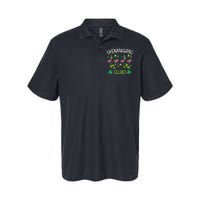 Shenanigans Squad Irish Flamingo St Patricks Day Bird Animal Softstyle Adult Sport Polo