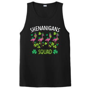 Shenanigans Squad Irish Flamingo St Patricks Day Bird Animal PosiCharge Competitor Tank