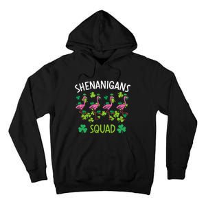 Shenanigans Squad Irish Flamingo St Patricks Day Bird Animal Tall Hoodie