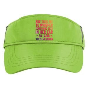 Something Sexy In Her Ear Vinyl Records Funny Lp Gift Adult Drive Performance Visor