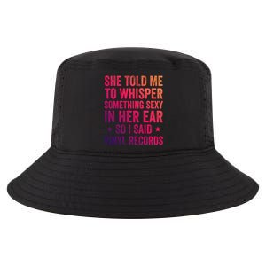 Something Sexy In Her Ear Vinyl Records Funny Lp Gift Cool Comfort Performance Bucket Hat