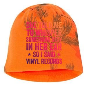 Something Sexy In Her Ear Vinyl Records Funny Lp Gift Kati - Camo Knit Beanie