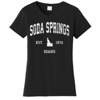 Soda Springs Idaho Id Vintage Athletic Sports Women's T-Shirt