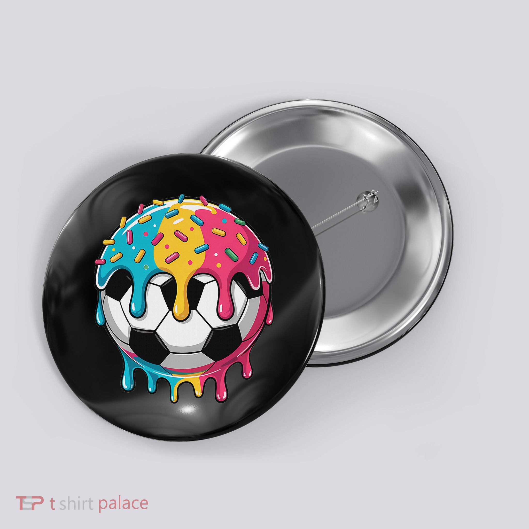 Soccer S Ice Cream Soccer Drip Button