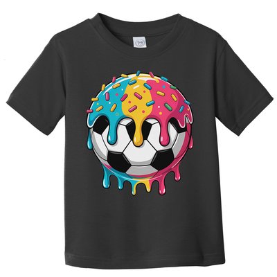 Soccer S Ice Cream Soccer Drip Toddler T-Shirt