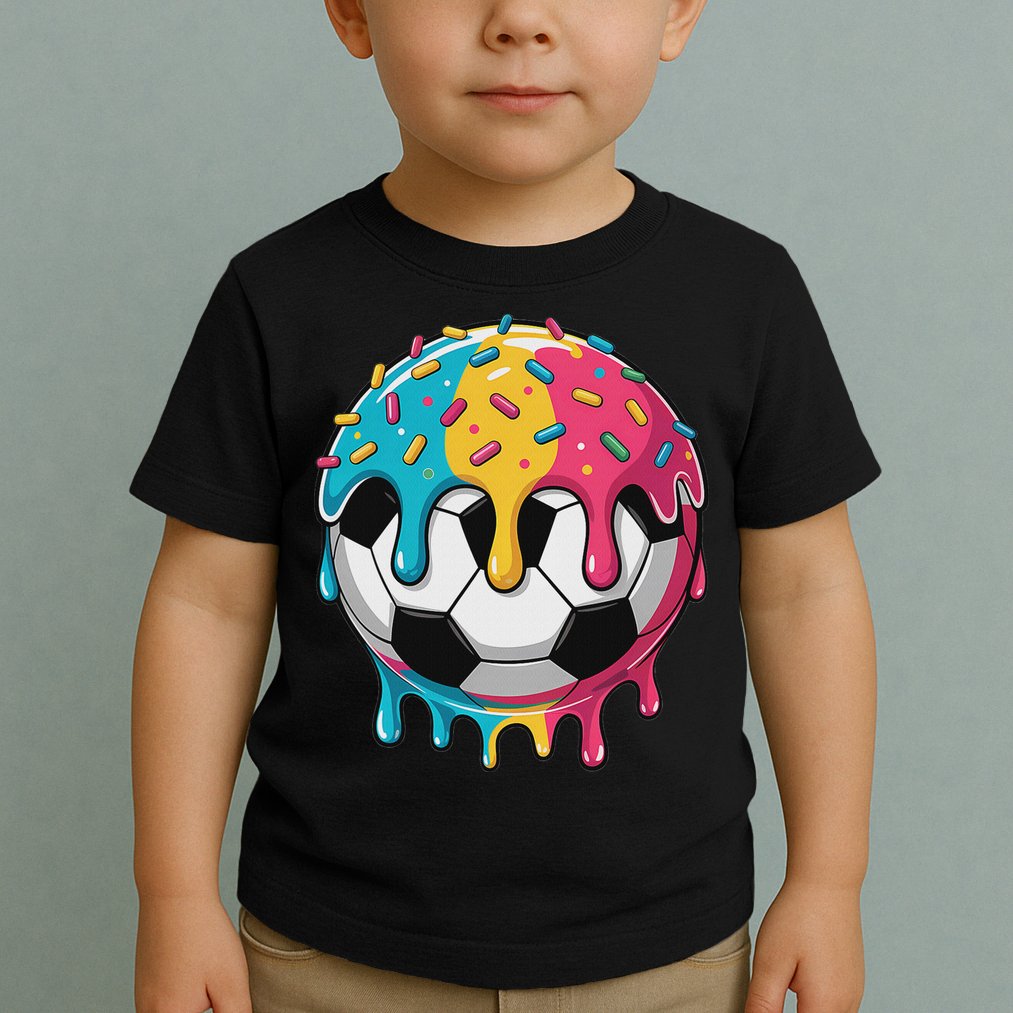 Soccer S Ice Cream Soccer Drip Toddler T-Shirt