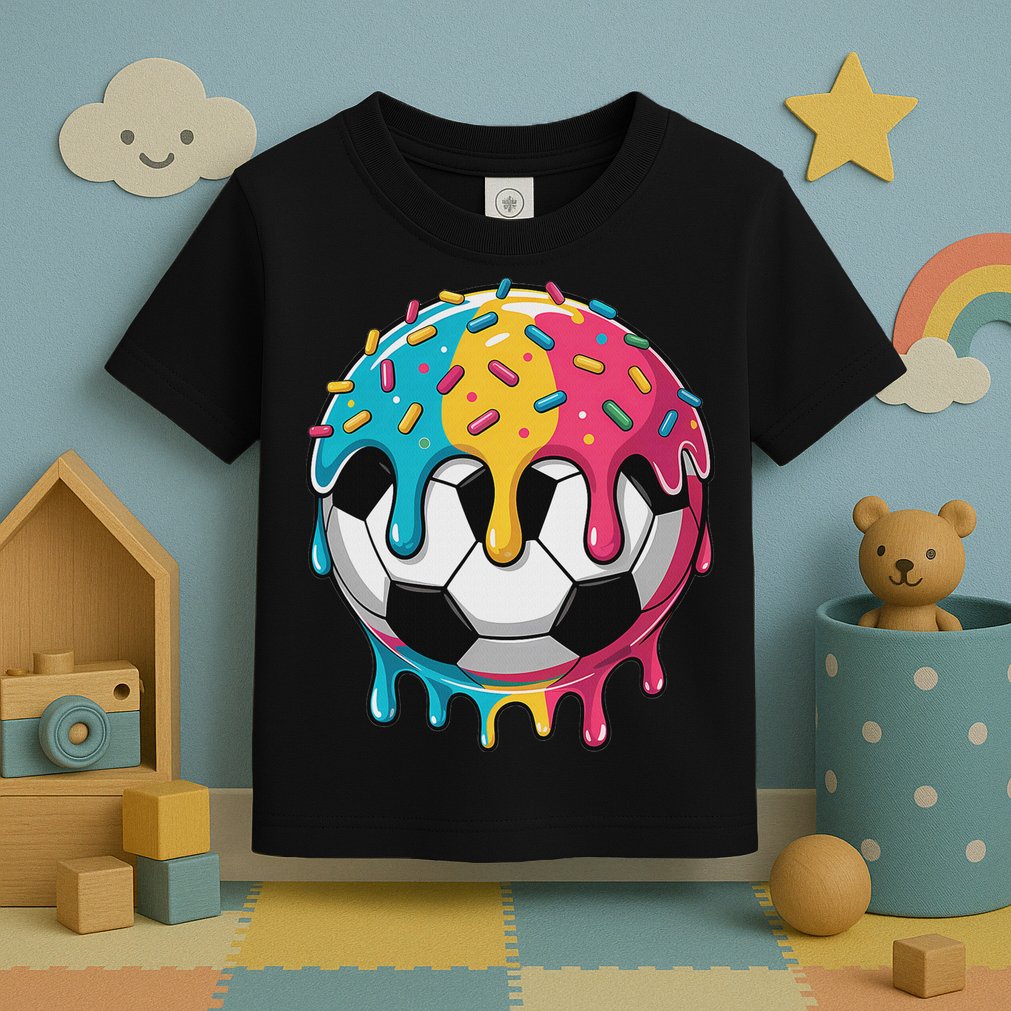 Soccer S Ice Cream Soccer Drip Toddler T-Shirt