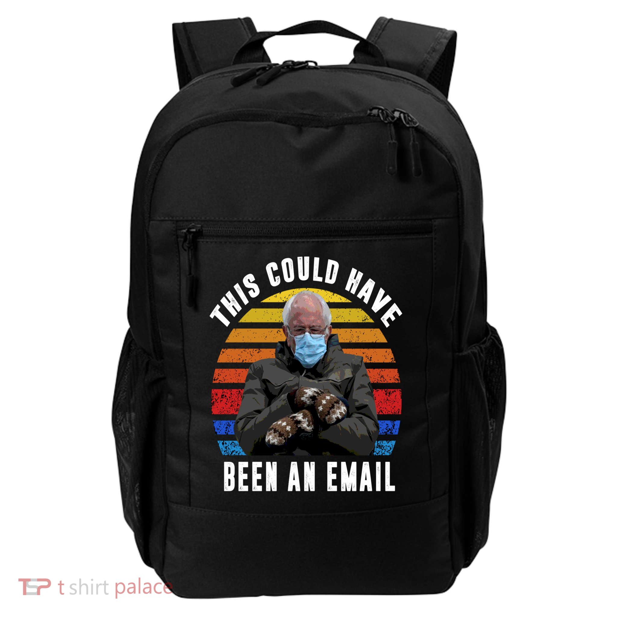 Sanders Sitting Inauguration Bernie Meme Chairman Sanders Backpack
