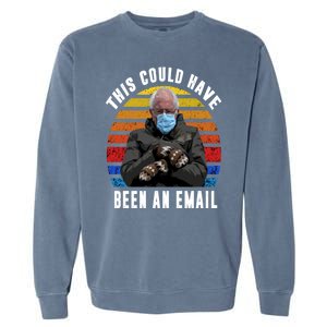 Sanders Sitting Inauguration Bernie Meme Chairman Sanders Garment-Dyed Sweatshirt