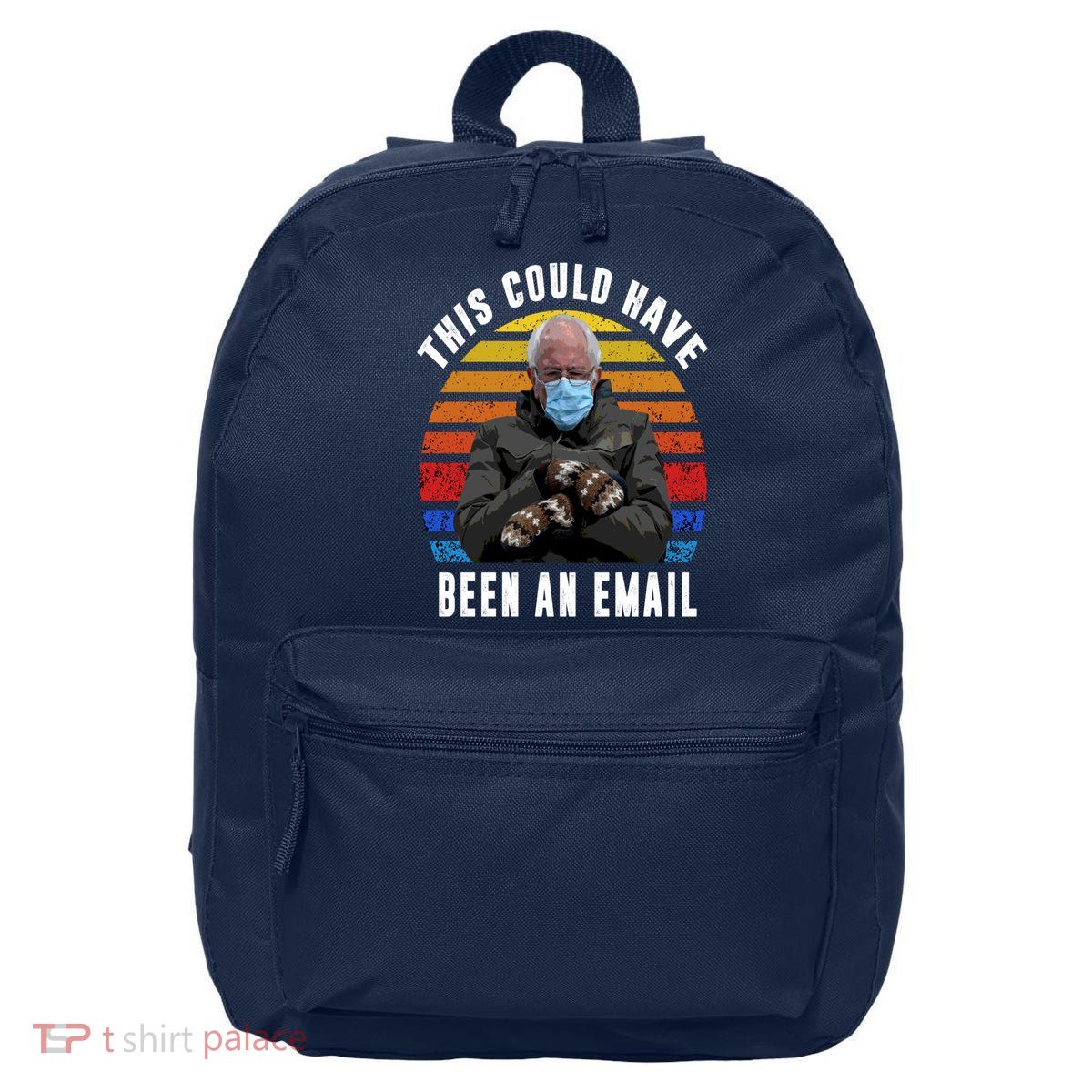 Sanders Sitting Inauguration Bernie Meme Chairman Sanders 16 in Basic Backpack