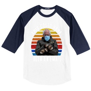 Sanders Sitting Inauguration Bernie Meme Chairman Sanders Baseball Sleeve Shirt