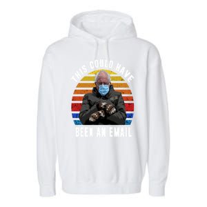 Sanders Sitting Inauguration Bernie Meme Chairman Sanders Garment-Dyed Fleece Hoodie