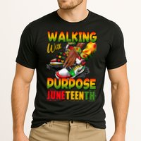 Shoes Steppin' Into Juneteenth Walking With Purpose Cooling Performance Crew T-Shirt