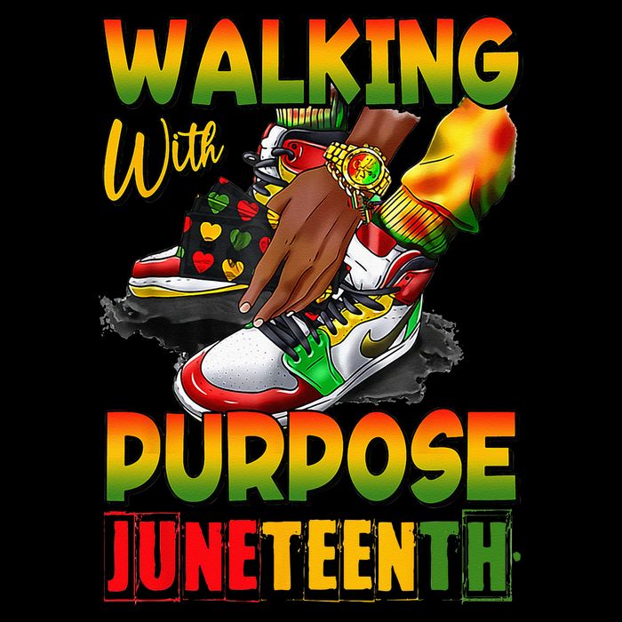 Shoes Steppin' Into Juneteenth Walking With Purpose Sustainable Bucket Hat