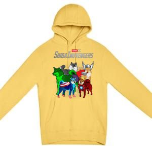 Shibainuvengers Shiba Inu Dog Mothers Day Premium Pullover Hoodie