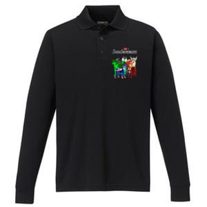 Shibainuvengers Shiba Inu Dog Mothers Day Performance Long Sleeve Polo