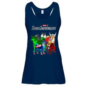 Shibainuvengers Shiba Inu Dog Mothers Day Ladies Essential Flowy Tank