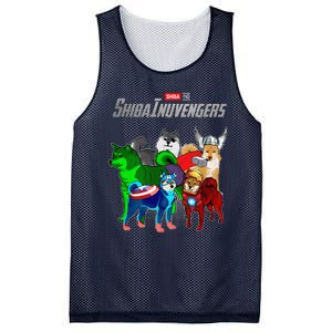 Shibainuvengers Shiba Inu Dog Mothers Day Mesh Reversible Basketball Jersey Tank