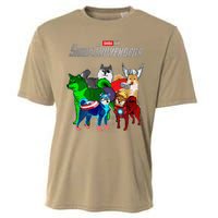 Shibainuvengers Shiba Inu Dog Mothers Day Cooling Performance Crew T-Shirt