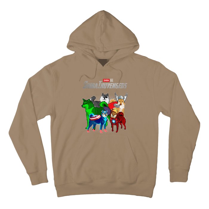 Shibainuvengers Shiba Inu Dog Mothers Day Hoodie