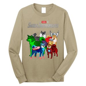 Shibainuvengers Shiba Inu Dog Mothers Day Long Sleeve Shirt