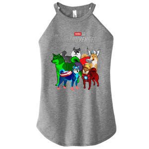 Shibainuvengers Shiba Inu Dog Mothers Day Women's Perfect Tri Rocker Tank