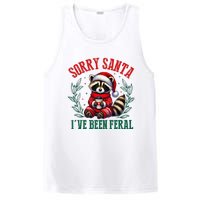 Sorry Santa IVe Been Feral Funny Raccoon Christmas Matching Sorry Santa IVe Be PosiCharge Competitor Tank