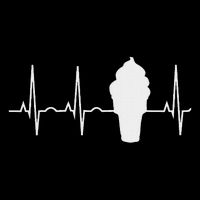 Soft Serve Ice Cream Heartbea Soft Serve Cone Flat Bill Trucker Hat