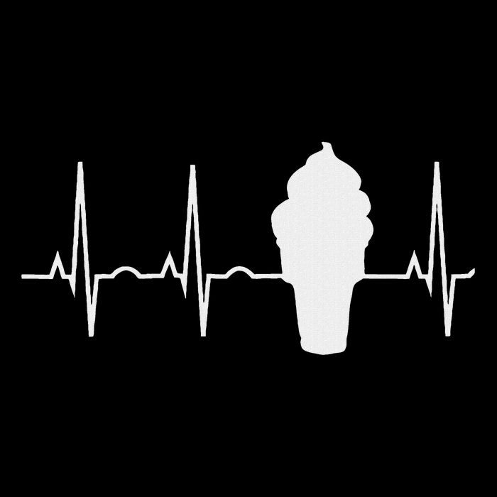 Soft Serve Ice Cream Heartbea Soft Serve Cone Flat Bill Trucker Hat