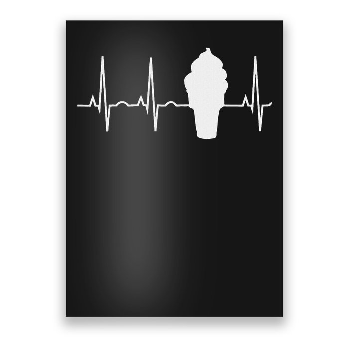 Soft Serve Ice Cream Heartbea Soft Serve Cone Poster