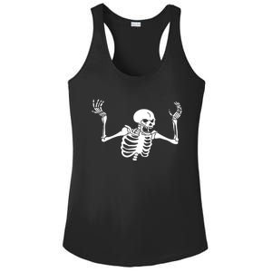 Spooking Spooktober Intensifies Skeleton Spooky Meme Gift Ladies PosiCharge Competitor Racerback Tank