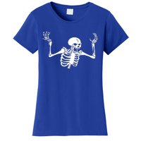 Spooking Spooktober Intensifies Skeleton Spooky Meme Gift Women's T-Shirt