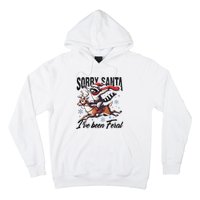 Sorry Santa I’Ve Been Feral Raccoon Riding Horse Hoodie