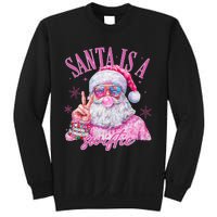 Sunglasses Santa Is A Swifty Santa Christmas Sweatshirt