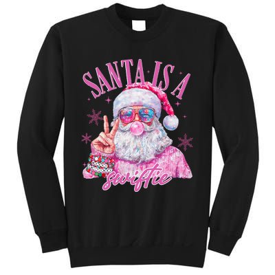 Sunglasses Santa Is A Swifty Santa Christmas Sweatshirt