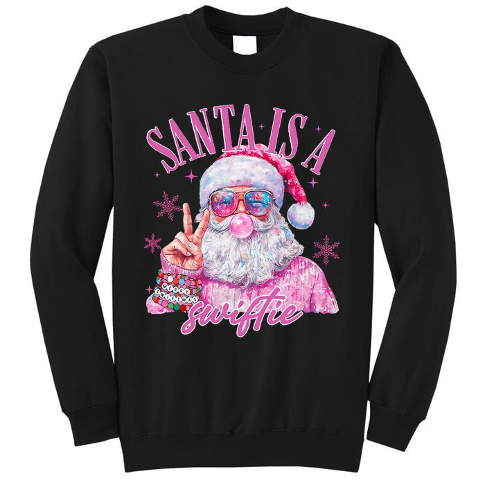 Sunglasses Santa Is A Swifty Santa Christmas Sweatshirt