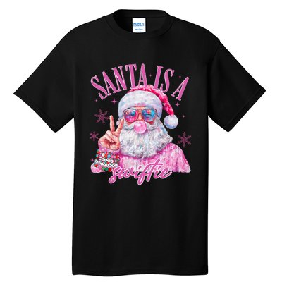 Sunglasses Santa Is A Swifty Santa Christmas Tall T-Shirt