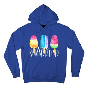 Sweet Summertime Ice Cream Family Vacation Popsicle Beach Hoodie