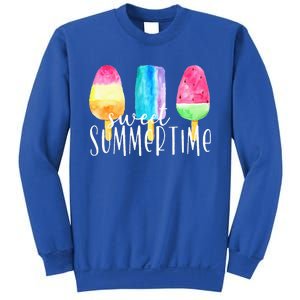 Sweet Summertime Ice Cream Family Vacation Popsicle Beach Sweatshirt