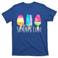 Sweet Summertime Ice Cream Family Vacation Popsicle Beach T-Shirt