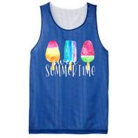 Sweet Summertime Ice Cream Family Vacation Popsicle Beach Mesh Reversible Basketball Jersey Tank