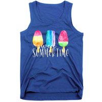 Sweet Summertime Ice Cream Family Vacation Popsicle Beach Tank Top