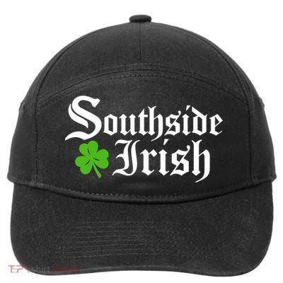South Side Irish Chicago St Patricks Day Funny Gift 7-Panel Snapback Hat