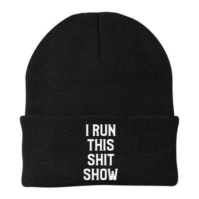 Shit Show I Run This Shitshow Funny Man Woman Beanie